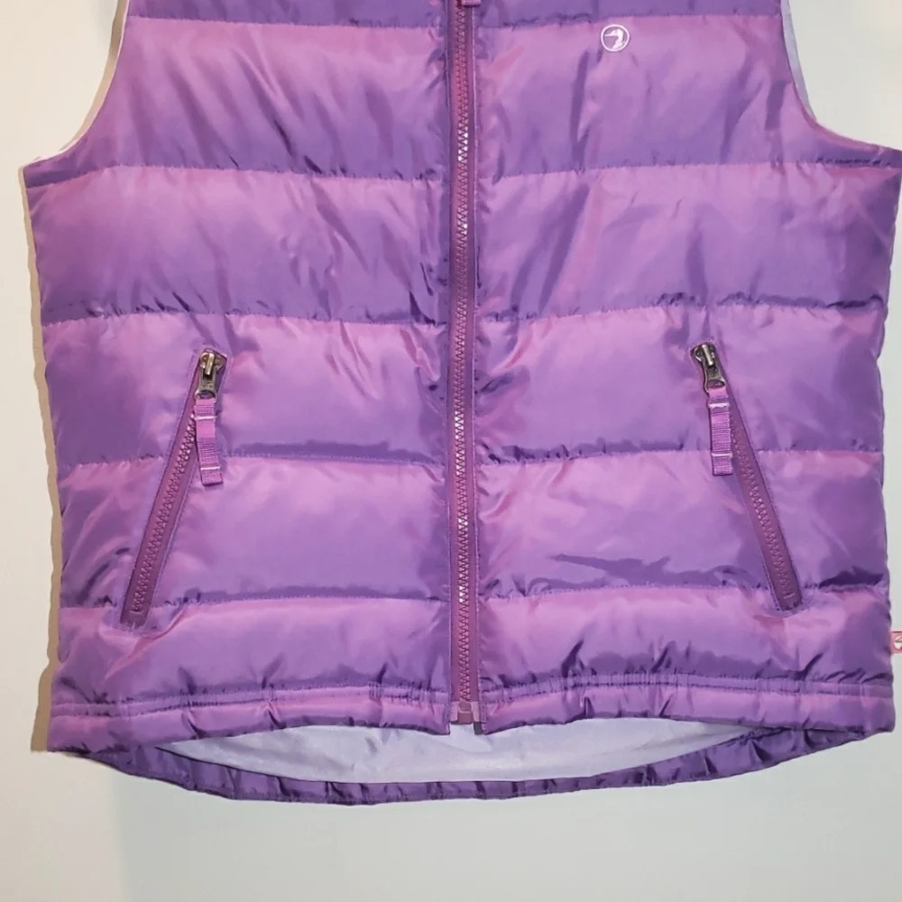 Duck Head Jeans Co Down and Waterfowl Purple Puffer Vest Size Small - Picture 7 of 16